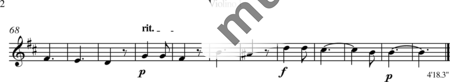 Drewes, Michael: Música fúnebre para orquesta de cuerdas y clavecín - Violín 2+Viola+[Vc+Cb]:7