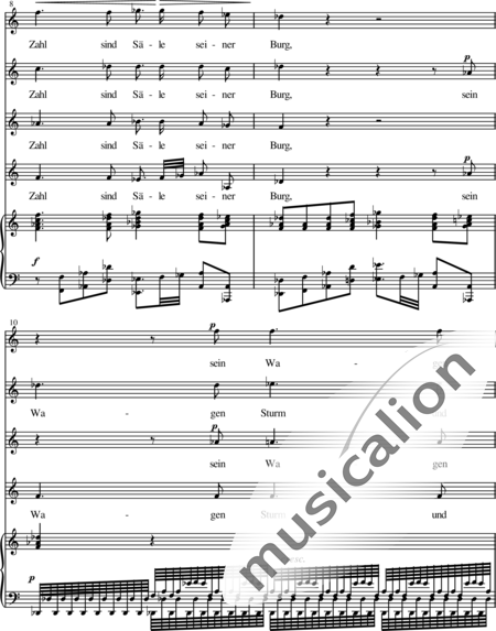 Schubert, Franz (Peter): Gott in der Natur (God in Nature) - Choir>SSAA+Piano:2