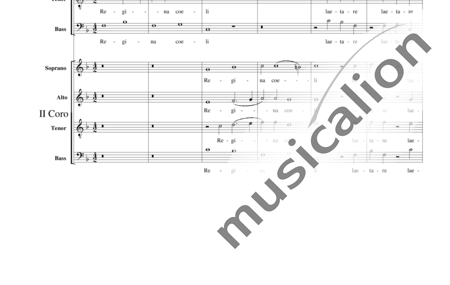 Croce, Giovanni: Regina coeli (Motette) - Chor>SATB:1
