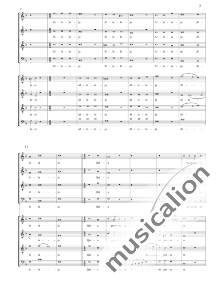 Croce, Giovanni: Regina coeli (Motette) - Chor>SATB:2