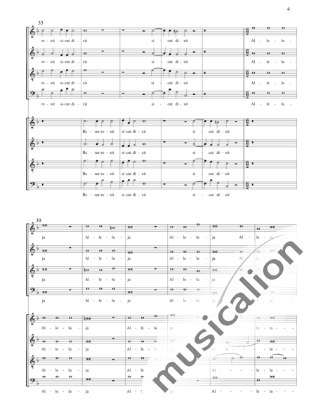 Croce, Giovanni: Regina coeli (Motette) - Chor>SATB:4