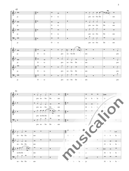 Croce, Giovanni: Regina coeli (Motette) - Chor>SATB:5