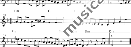 Anonymus, Unknown: Fun Tashlach - Melodies and Chords:1