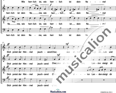 Schnabel, Joseph Ignaz: The Lord, Our God (Herr, unser Gott) - Choir>SATB:1