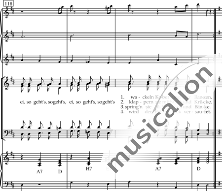 Sluyterman, Bernhard: Bettlerkantate - Coro>SATB+Órgano+Fl+Guit.+[Vl+Cb]:18