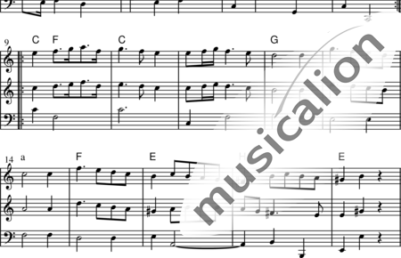 Paisible, Jasques: Sonata prima: Grave (Bearb.) - Blockflöte+Git+Vc:1