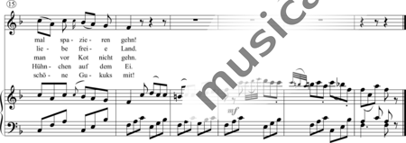 Mozart, Wolfgang Amadeus: Ansiedad de primavera - Solo>alto+Piano:2
