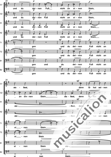 Denn Er Hat Seinen Engeln Befohlen Text Denn er hat seinen Engeln befohlen (Psalm 91) (op. 70, Nr. 7) - Felix