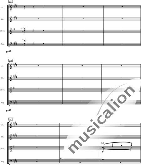 Mendelssohn Bartholdy, Felix: Concerto for 2 pianos and orchestra in E Major, 1st mvt - Piano 2+[Fl+Ob2+ClA2+Bn2]+[Hn2+Tpt2]+Tmp+Cnt+[Vln2+Vla]:128