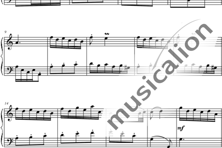 Scarlatti, Domenico: Sonata for harpsichord in A Minor - Piano:1