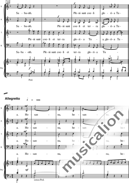 Kram, Wolfgang: Sanctus - Chor>SATB+Orgel:2