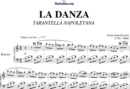 Rossini, Gioacchino: La Danza - Tarantella Napoletana - Solo>sop+Piano:0