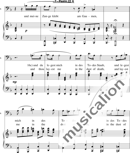 Sawitzky, Raphael: Psalm 22 (Klavierauszug) - Solo>Bass+Klavier:7