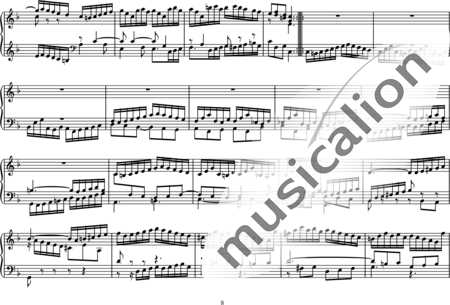 Bach, Johann Sebastian: Pastorale in F-Dur in 4 Sätzen - Orgel>mPed:7