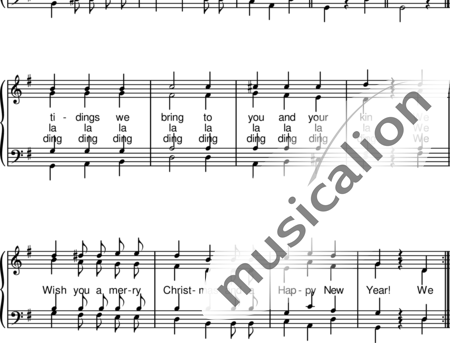 Hofman, Jo: We wish you a merry Christmas - Chor>SATB:1