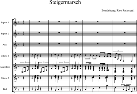 Reinwarth, Rico: Steigermarsch - |FlexDiskant| 3+Git2+Akk+Kb:0