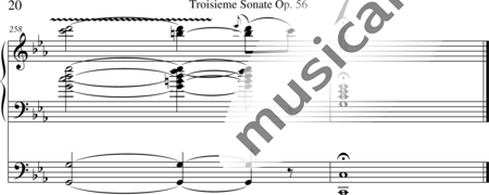 Guilmant, Felix Alexandre: Sonate Nr. 3 c-moll (komplett) - Orgel>mPed:20