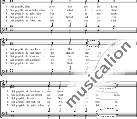 Meglitsch, Klaus: Christushymnus - Chor>SATB:1