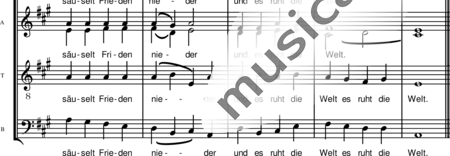 Sieber, Gustav: Abend wird es wieder - Chor>SATB:1