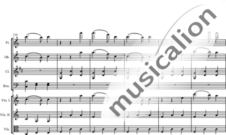 Drewes, Michael: Vals mexicano - Violín+Flauta+[Clar+Fg]+Trp+Tp+[Vla+Vc+Cb]:22