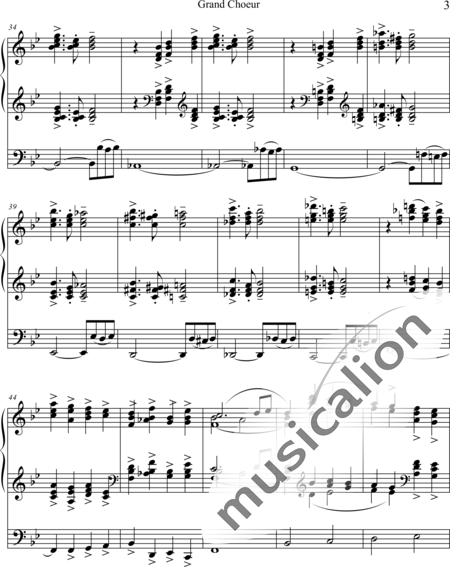Dubois, Théodore
: Grand Choeur - Órgano>cPed:3
