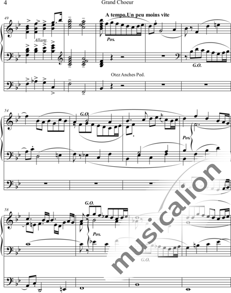 Dubois, Théodore
: Grand Choeur - Órgano>cPed:4