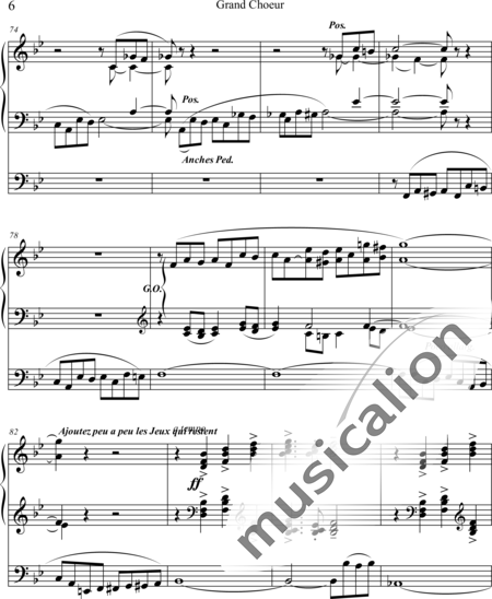 Dubois, Théodore
: Grand Choeur - Órgano>cPed:6