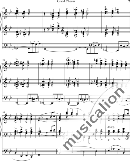 Dubois, Théodore
: Grand Choeur - Órgano>cPed:7