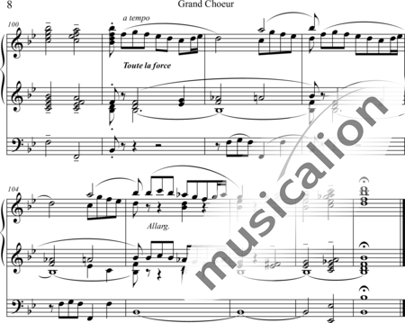 Dubois, Théodore
: Grand Choeur - Órgano>cPed:8