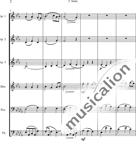 Boëllmann, Léon
: Suite - Trombón+Corno+Trompeta  3+Tuba:2