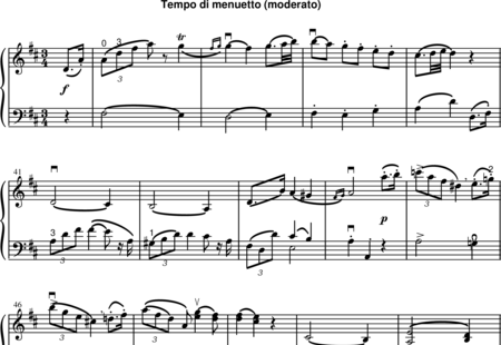 Haydn, (Franz) Joseph: Duett für Violine und Cello in D-Dur 2. Satz - Violine+Violoncello:0
