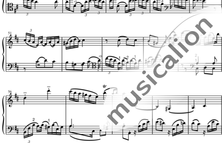 Haydn, (Franz) Joseph: Duett für Violine und Cello in D-Dur 3. Satz - Violine+Violoncello:1