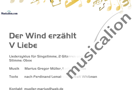 Mueller, Marius Gregor: Der Wind erzählt: Liebe - Solo>alt+Ob+Gtr4:1