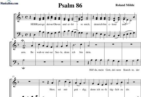 Möhle, Roland: Psalm 86 - Chor>SAB:0
