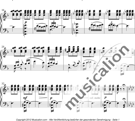 Albeniz, Isaac: 1. Granada (Serenata) - Klavier:1