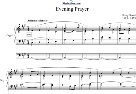 Smart, Henry: Evening Prayer - Orgel>mPed:0