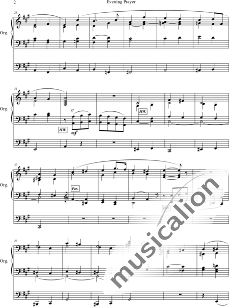 Smart, Henry: Evening Prayer - Orgel>mPed:2