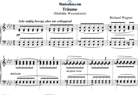 Wagner, Richard: Träume - Solo>sop+Piano:0