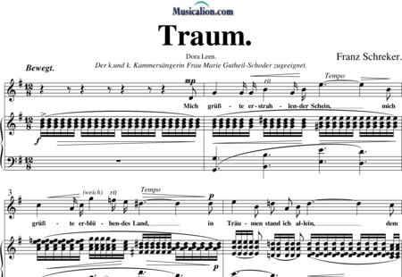 Schreker, Franz: Traum - Solo>Sop+Klavier:0