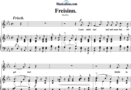 Schumann, Robert: Freisinn - Solo>sop+Piano:0