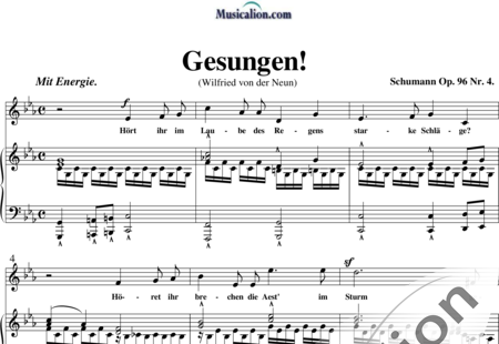 Schumann, Robert: Gesungen! - Solo>Alt+Klavier:0