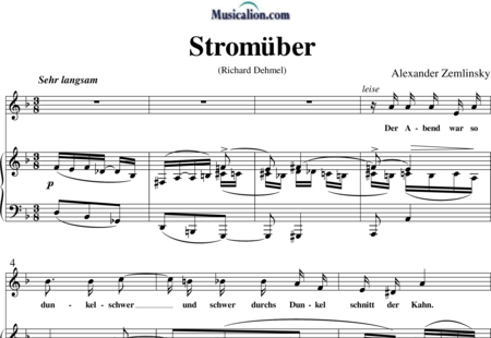 Zemlinsky, Alexander: Stromüber - Solo>alto+Piano:0