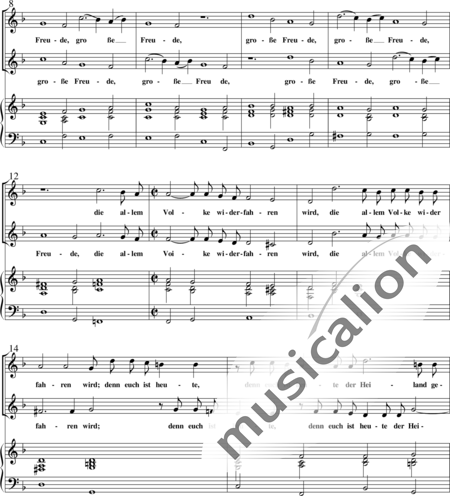 Hammerschmidt, Andreas: Fürchtet euch nicht - Solo>sop2+Organ:2