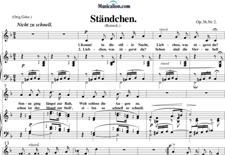 Schumann, Robert: Serenata - Solo>sop+Piano:0