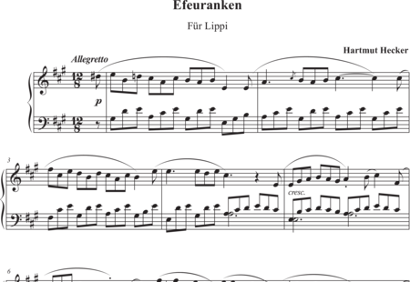 Hecker, Hartmut: Efeuranken - Klavier:0