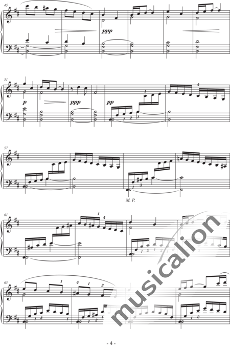 Hecker, Hartmut: Efeuranken - Klavier:4