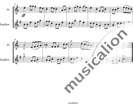 Mücher, Alwin: Para la Cumbres Dorsal - Flute+English horn:1