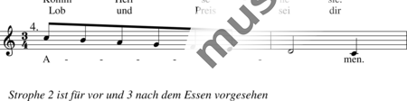 Berens, Josef : Der Segen Gottes - Chor>X:1