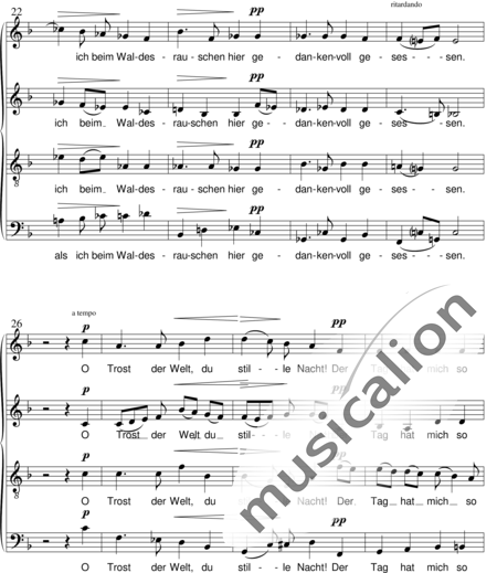 Wolf, Hugo: Resignation - Coro>SATB:4