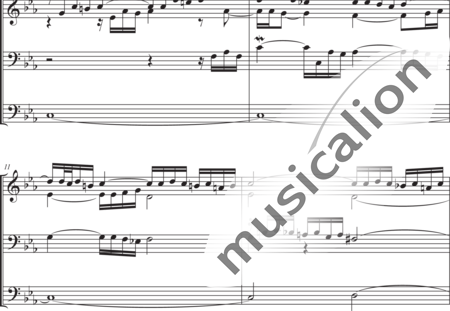 Bach, Johann Sebastian: Präludium &amp; Fuge c-moll (Prelude and fugue in C-minor) - Organ>wped:1